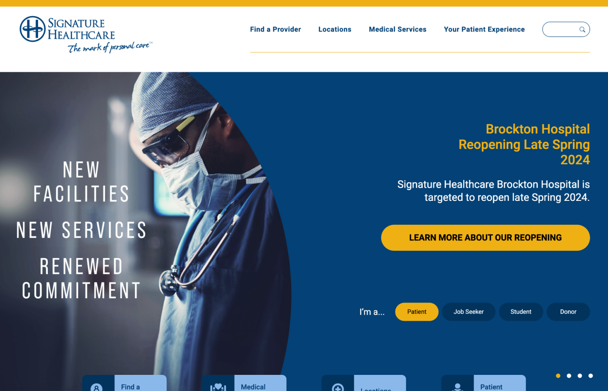 Signature Healthcare banner image